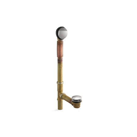 Kohler Clearflo Brass Toe Tap Bath Drain 7259-TT